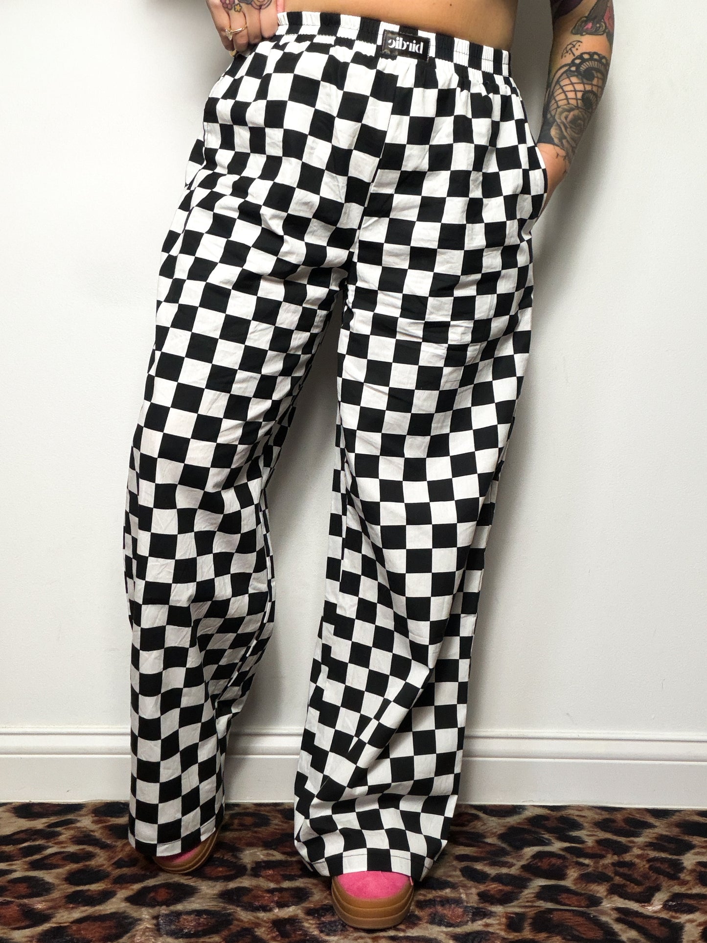 Checkered Boxer Pants