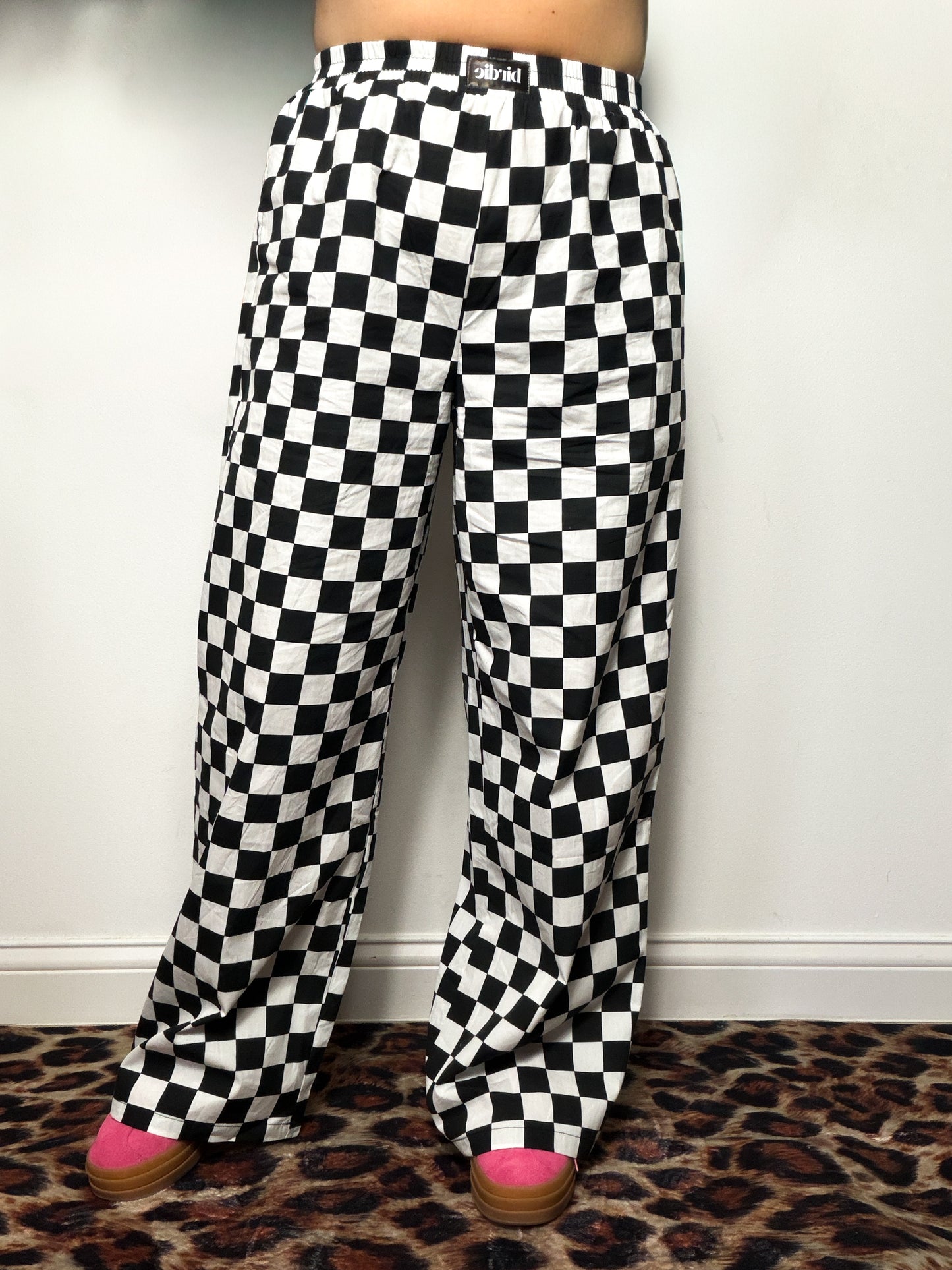 Checkered Boxer Pants