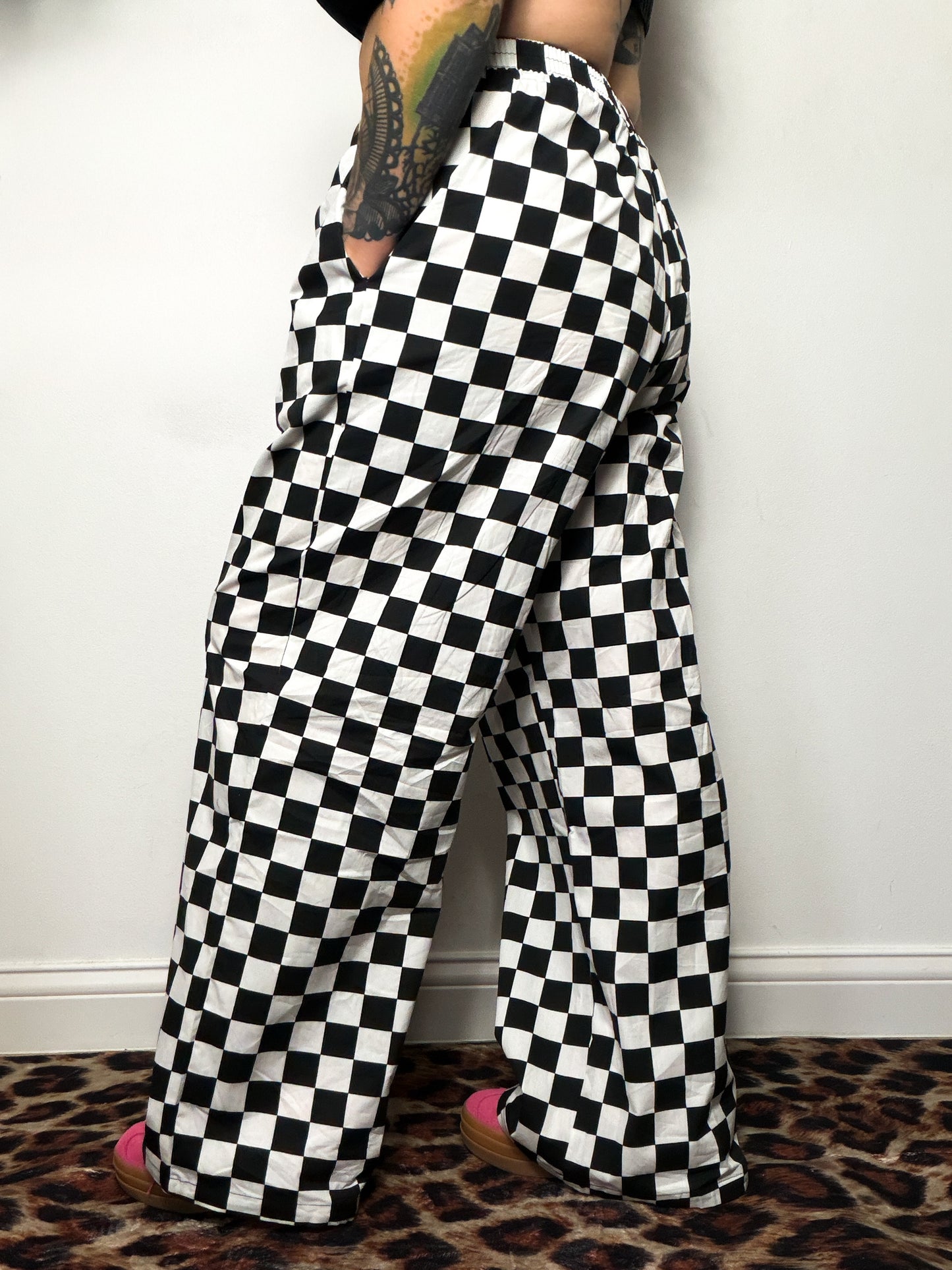 Checkered Boxer Pants