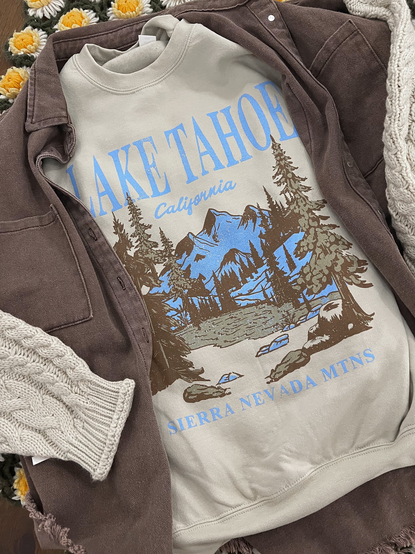 Lake Tahoe Vintage Crewneck : Oversized