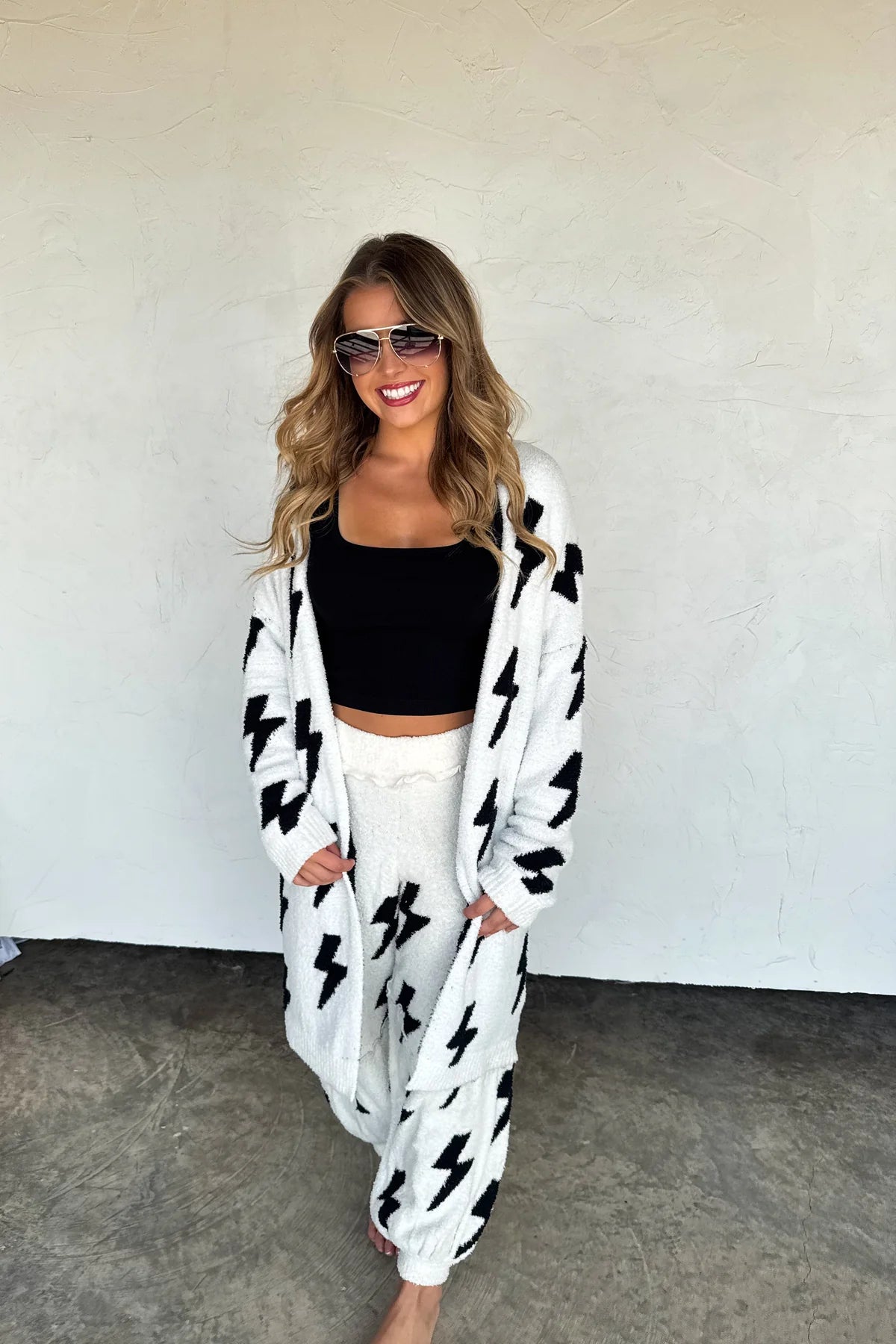 Cloud Lightning or Cheetah Cardigan : Reversible | PREORDER
