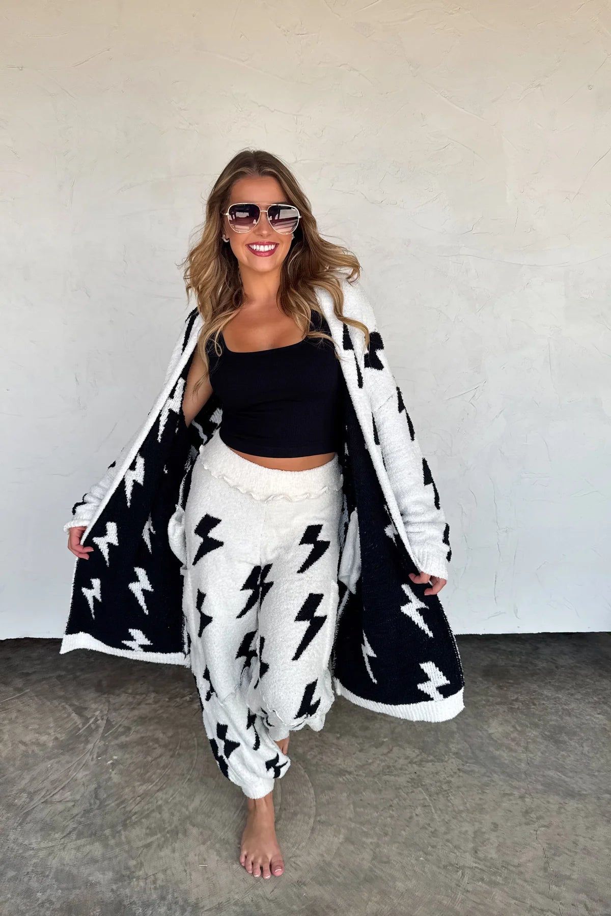 Cloud Lightning or Cheetah Cardigan : Reversible | PREORDER