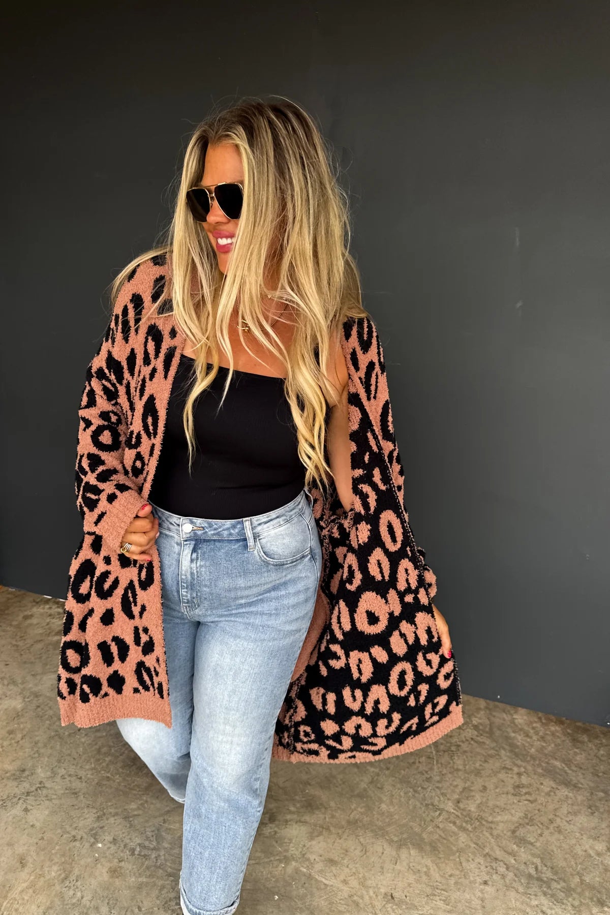 Cloud Lightning or Cheetah Cardigan : Reversible | PREORDER