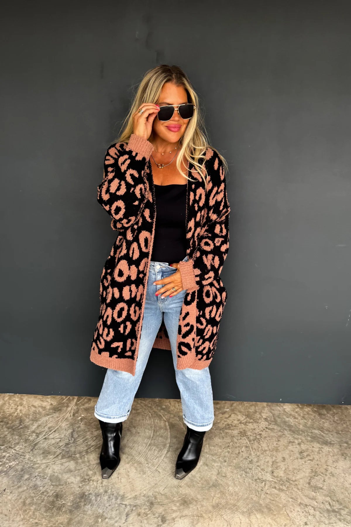 Cloud Lightning or Cheetah Cardigan : Reversible | PREORDER