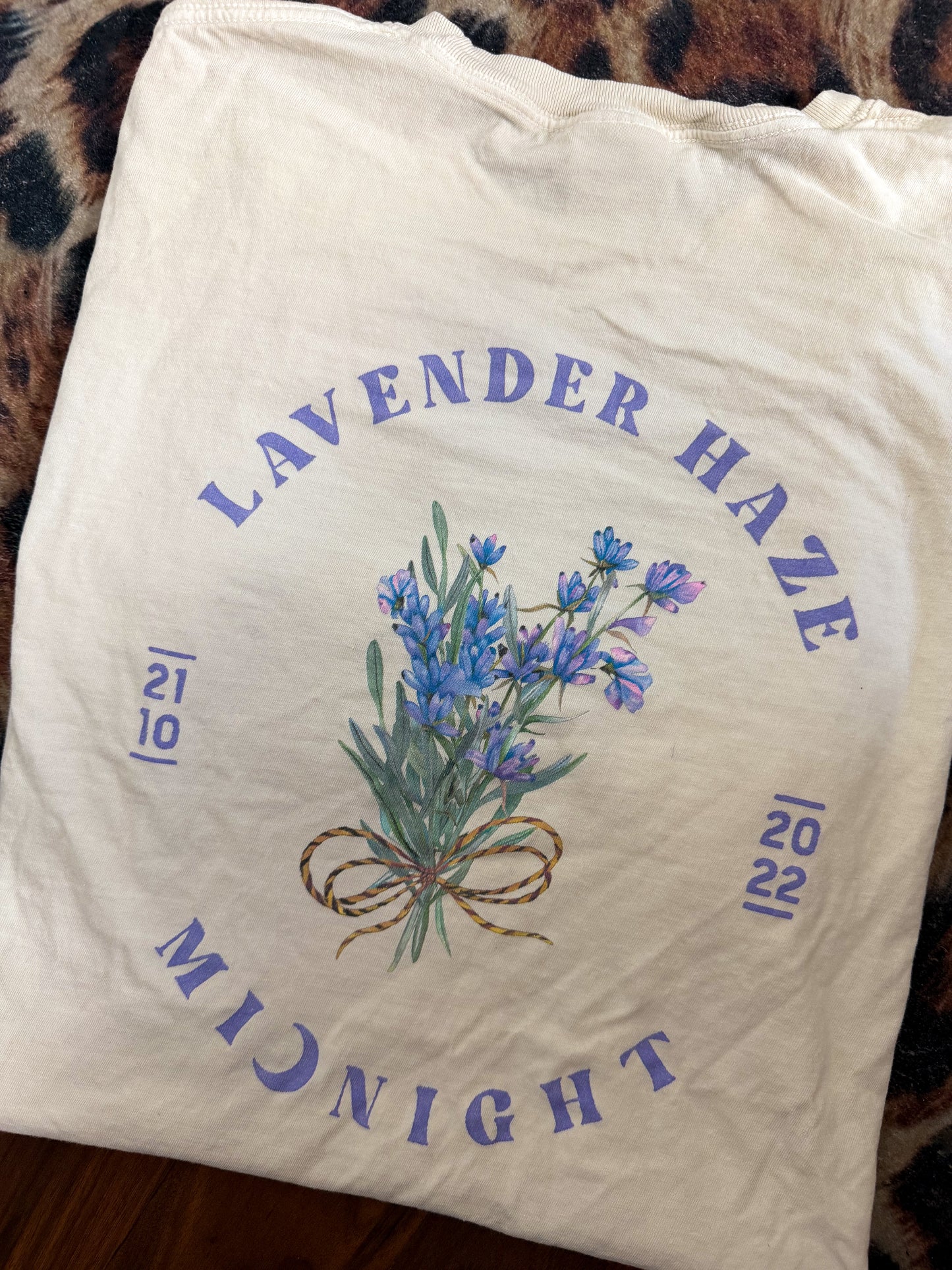 Lavender Haze Tee : 2 Sided : XL