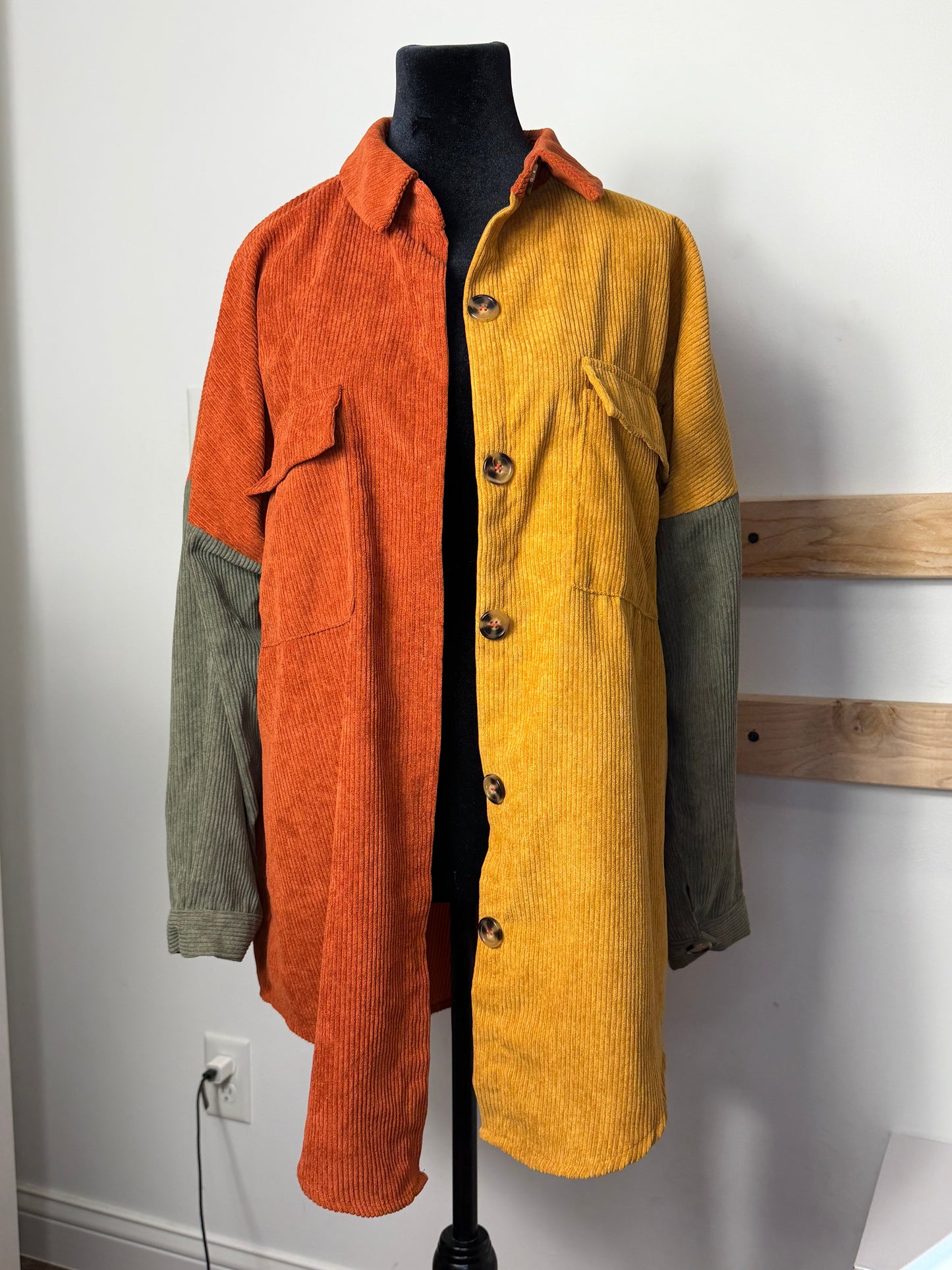 Color Block Jacket : M