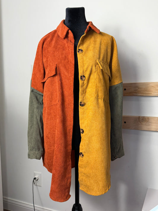 Color Block Jacket : M