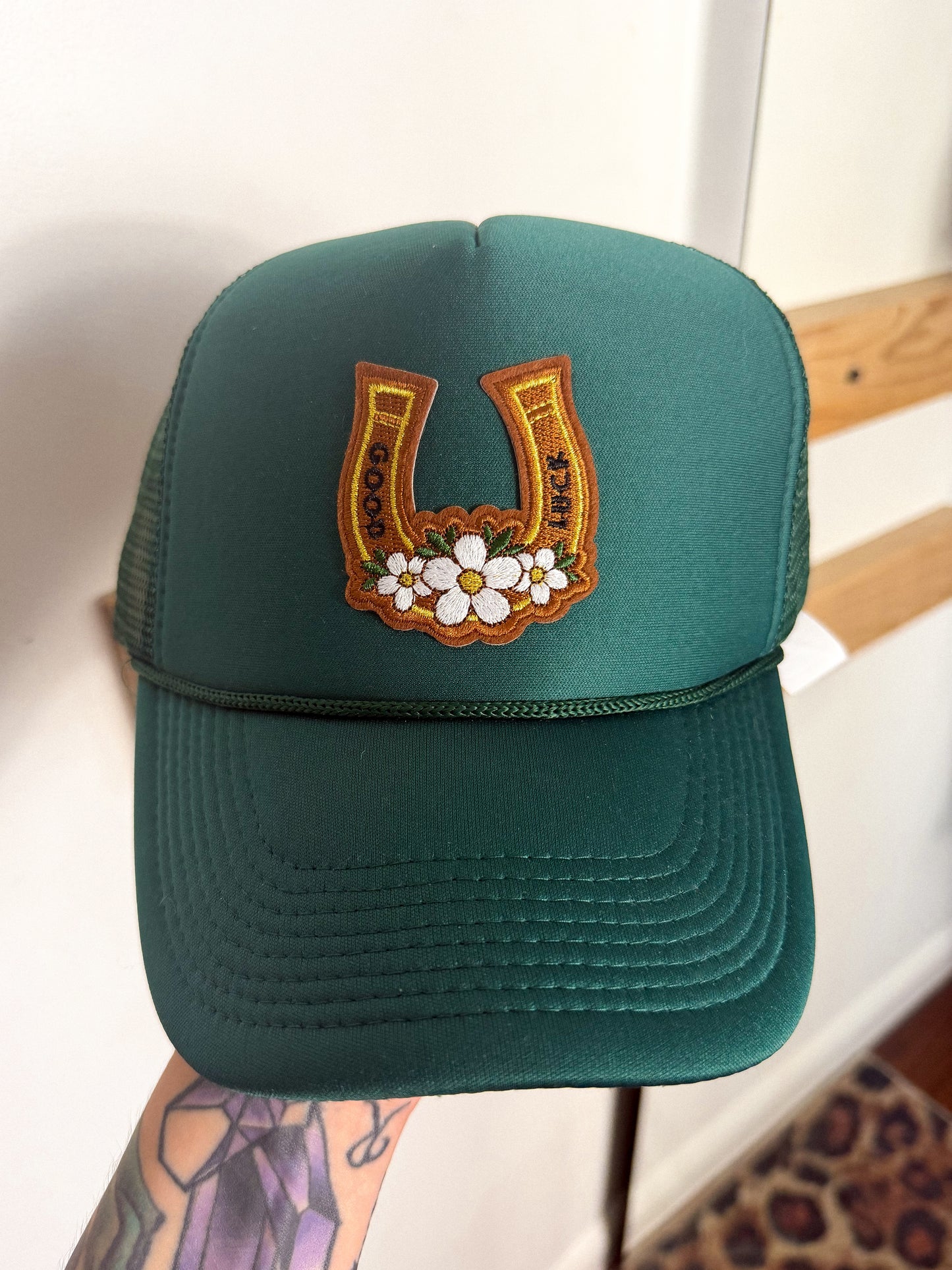Good Luck Patch Hat : NEW