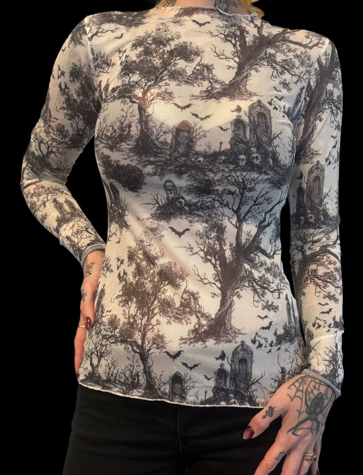 Graveyard Mesh Top
