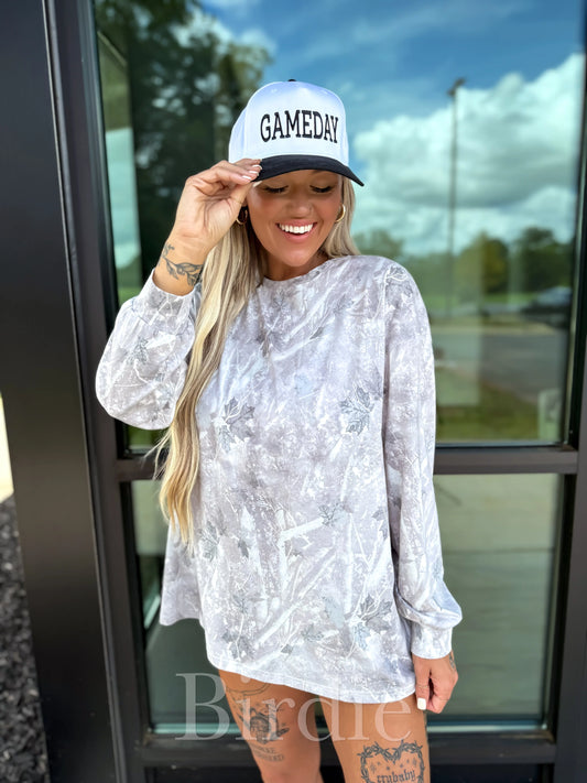 Iced Out Camo Long Sleeve Tee