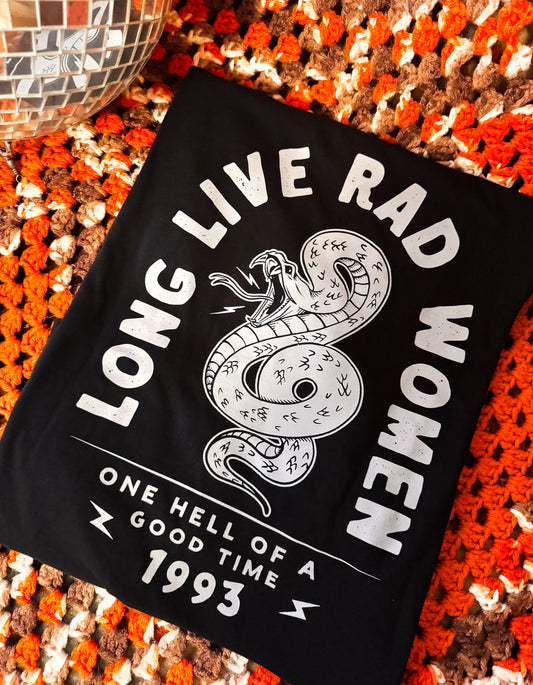 Long Live Rad Women Tee : Comfort Colors