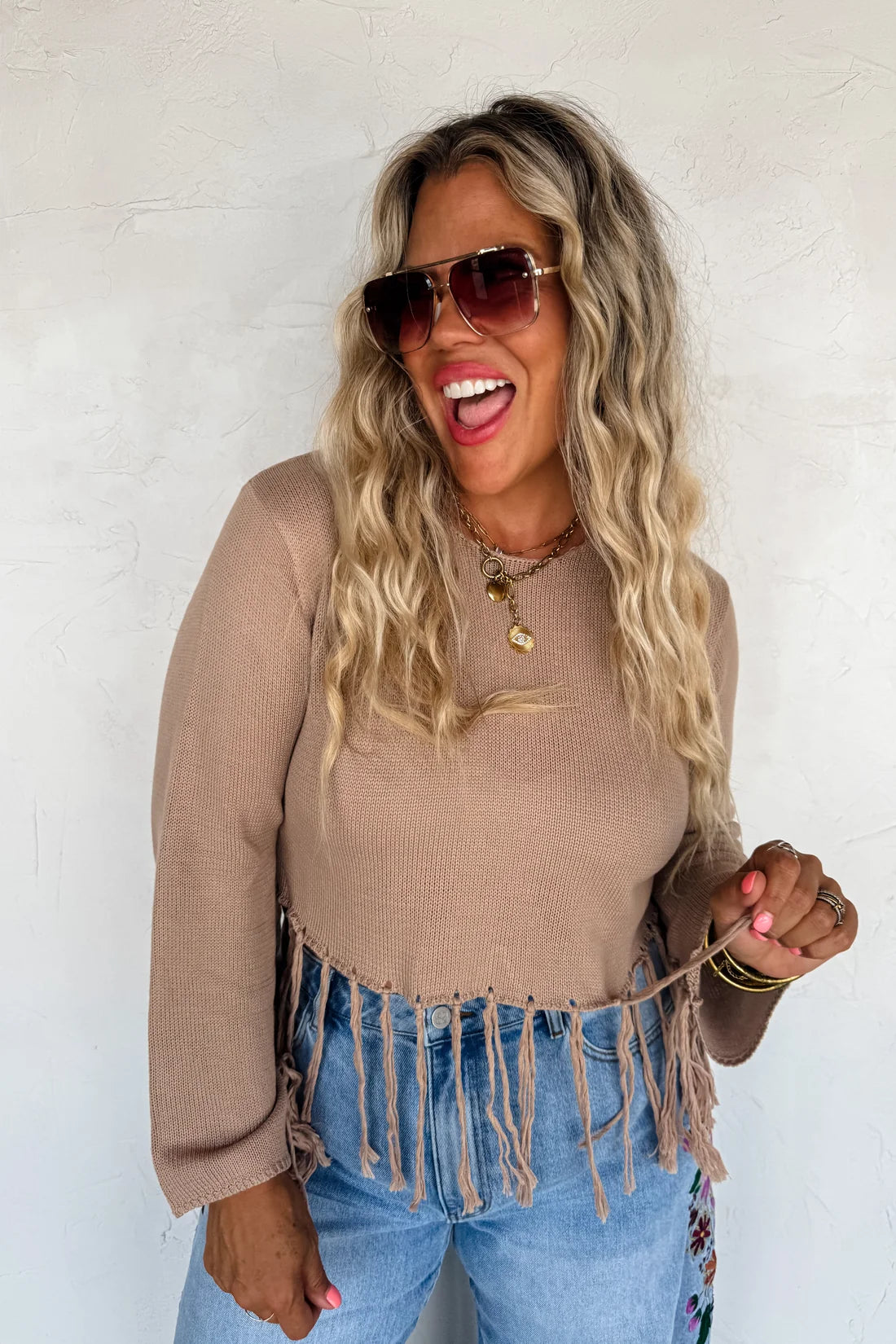 Fringe Benefits Top : 3 Color Options : PREORDER