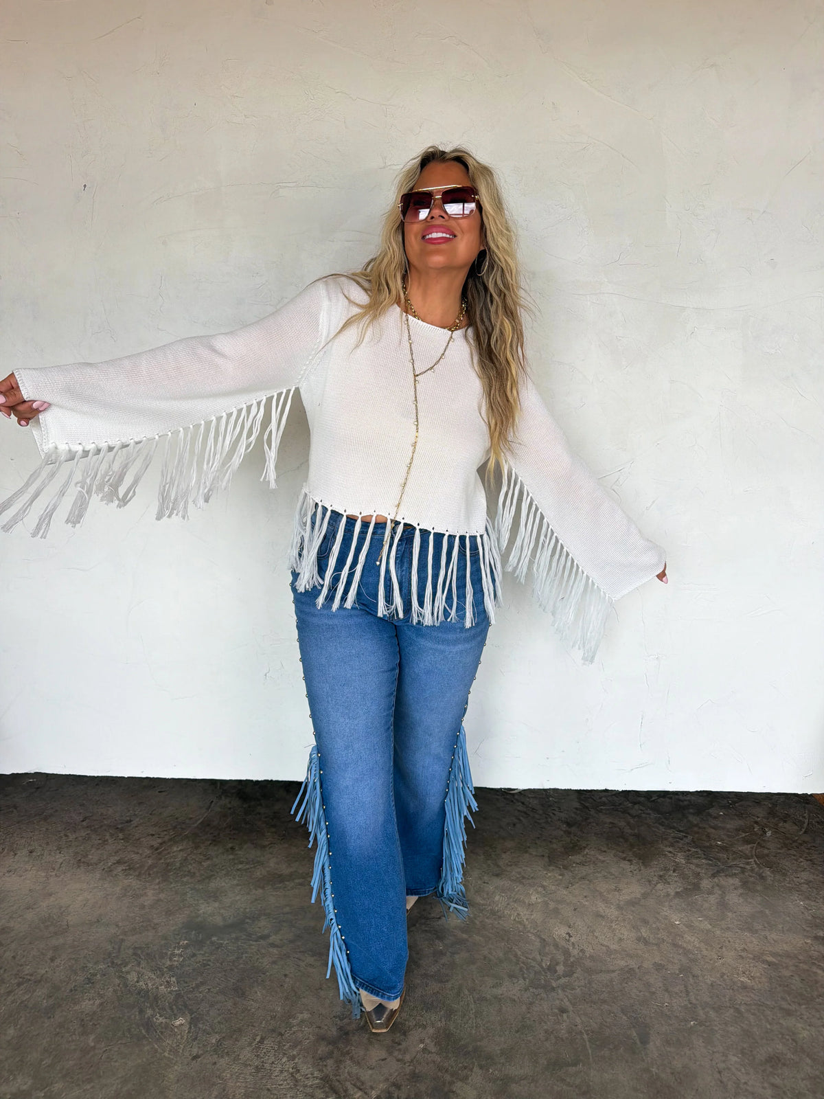 Fringe Benefits Top : 3 Color Options : PREORDER