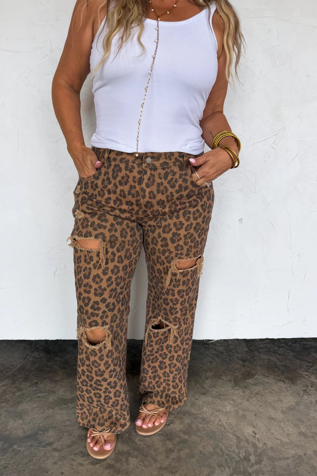 Cheetah Ashland Distressed Jeans