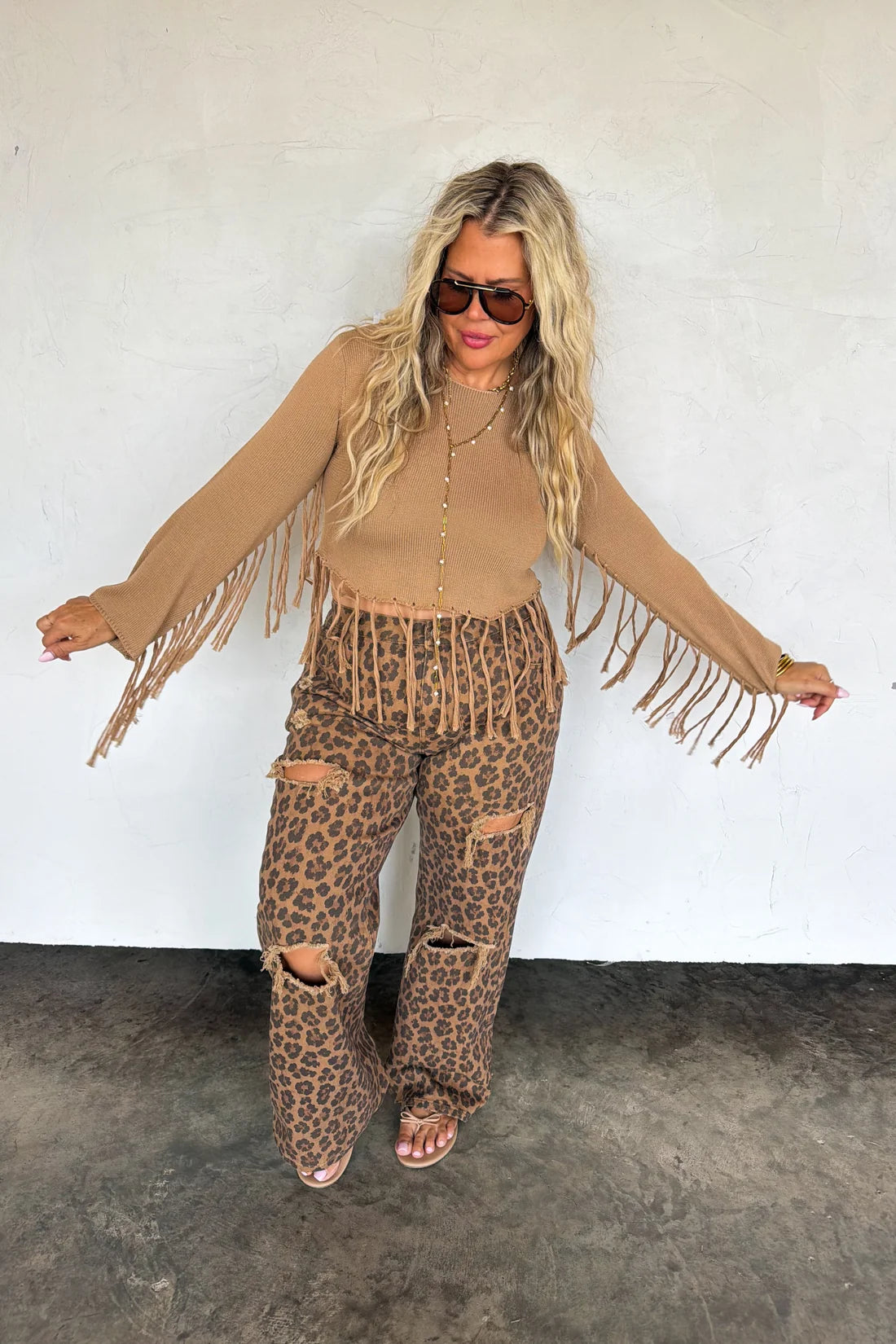 Cheetah Ashland Distressed Jeans