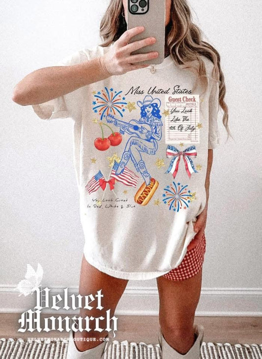 Miss United States Tee