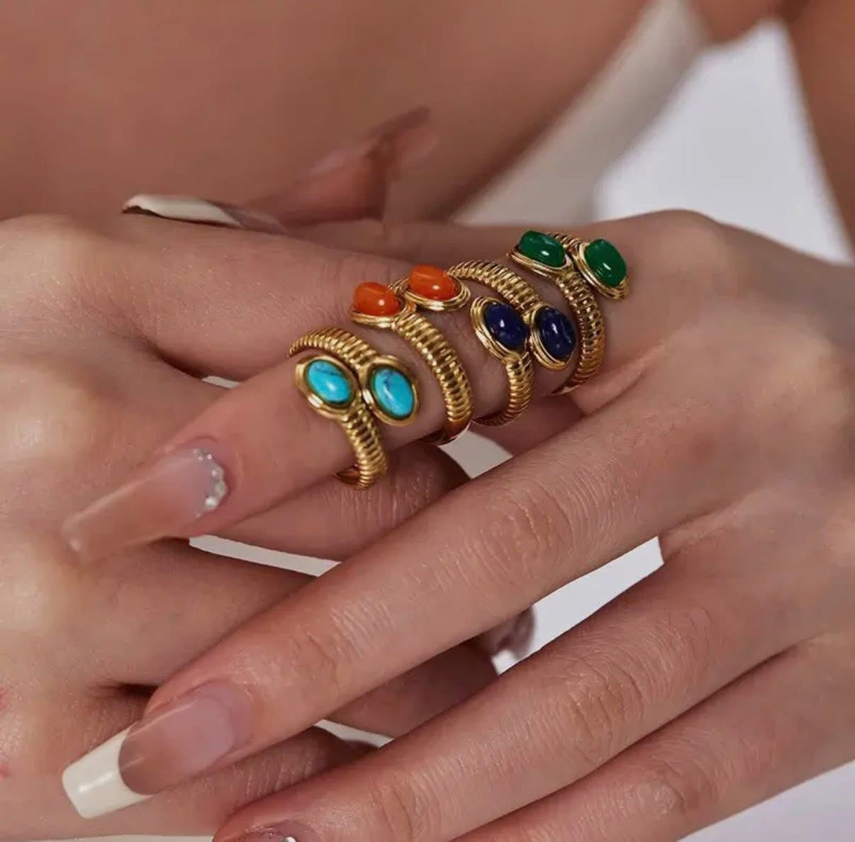 Stone Ring : 3 Colors