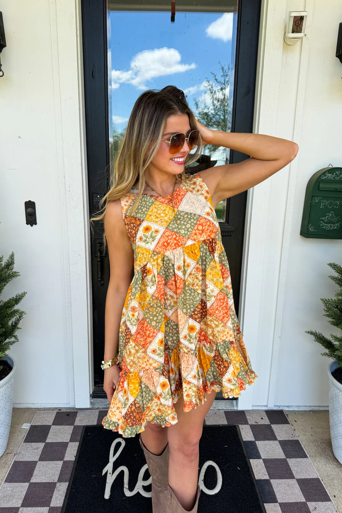 Harvest & Gingham Dress : 2 Options : PREORDER