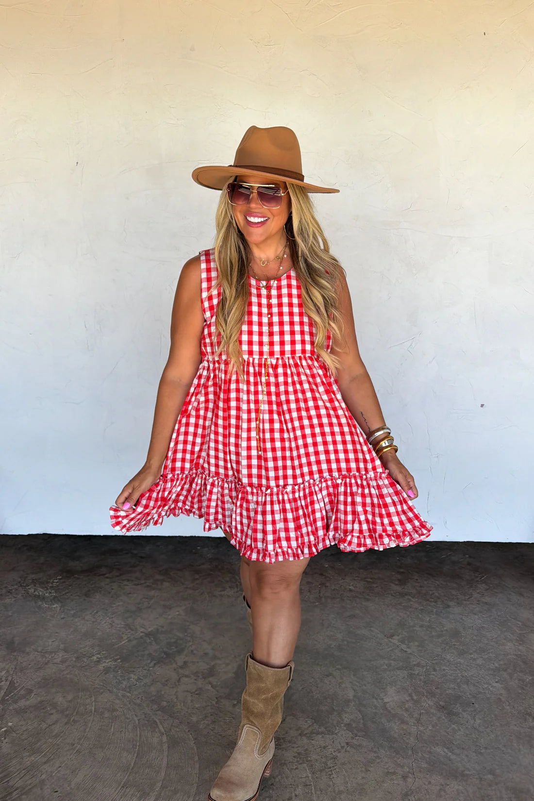 Harvest & Gingham Dress : 2 Options : PREORDER