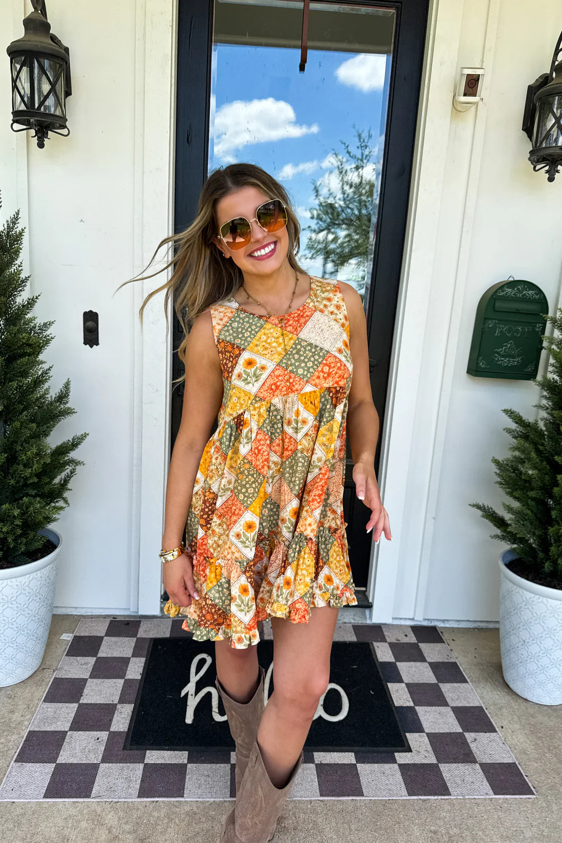 Harvest & Gingham Dress : 2 Options : PREORDER