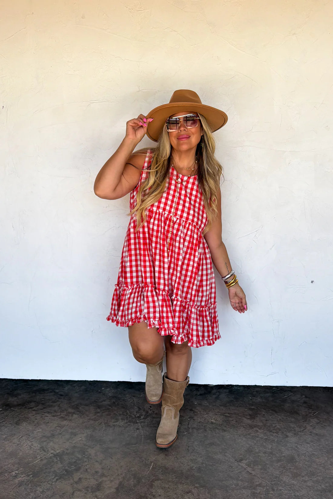 Harvest & Gingham Dress : 2 Options : PREORDER