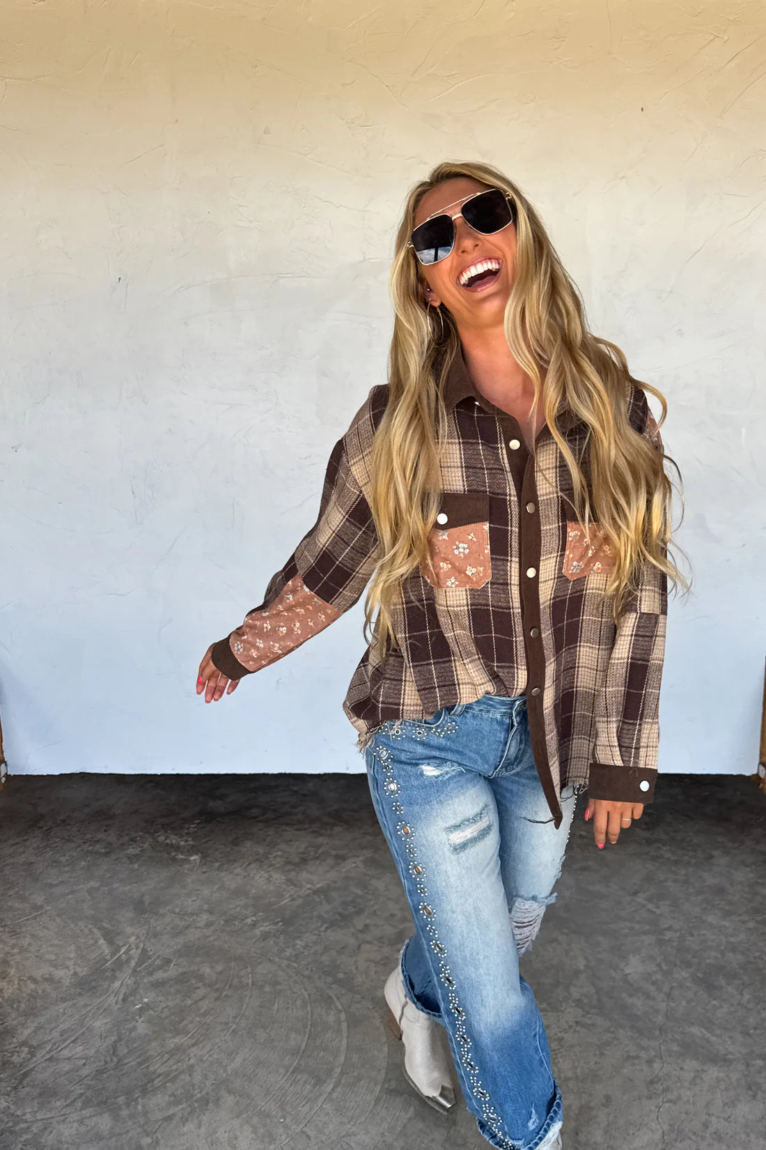 Scarlett Plaid Shacket : 2 Options : PREORDER