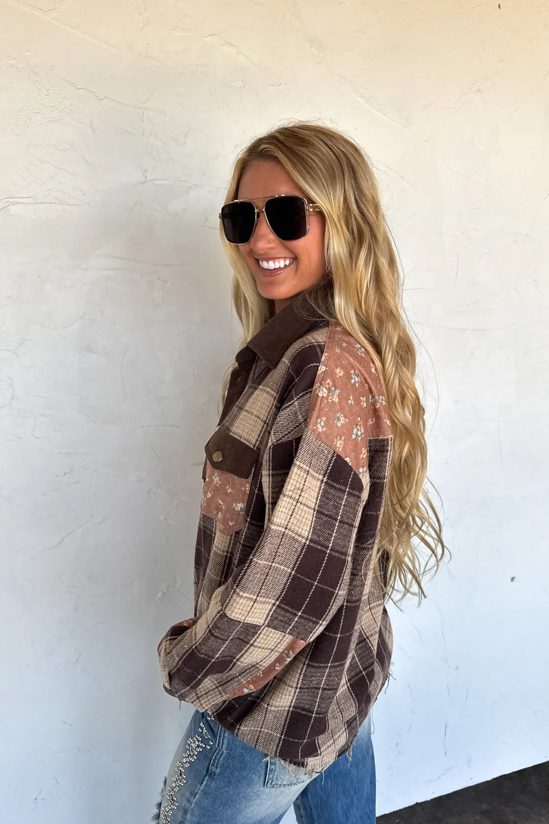 Scarlett Plaid Shacket : 2 Options : PREORDER