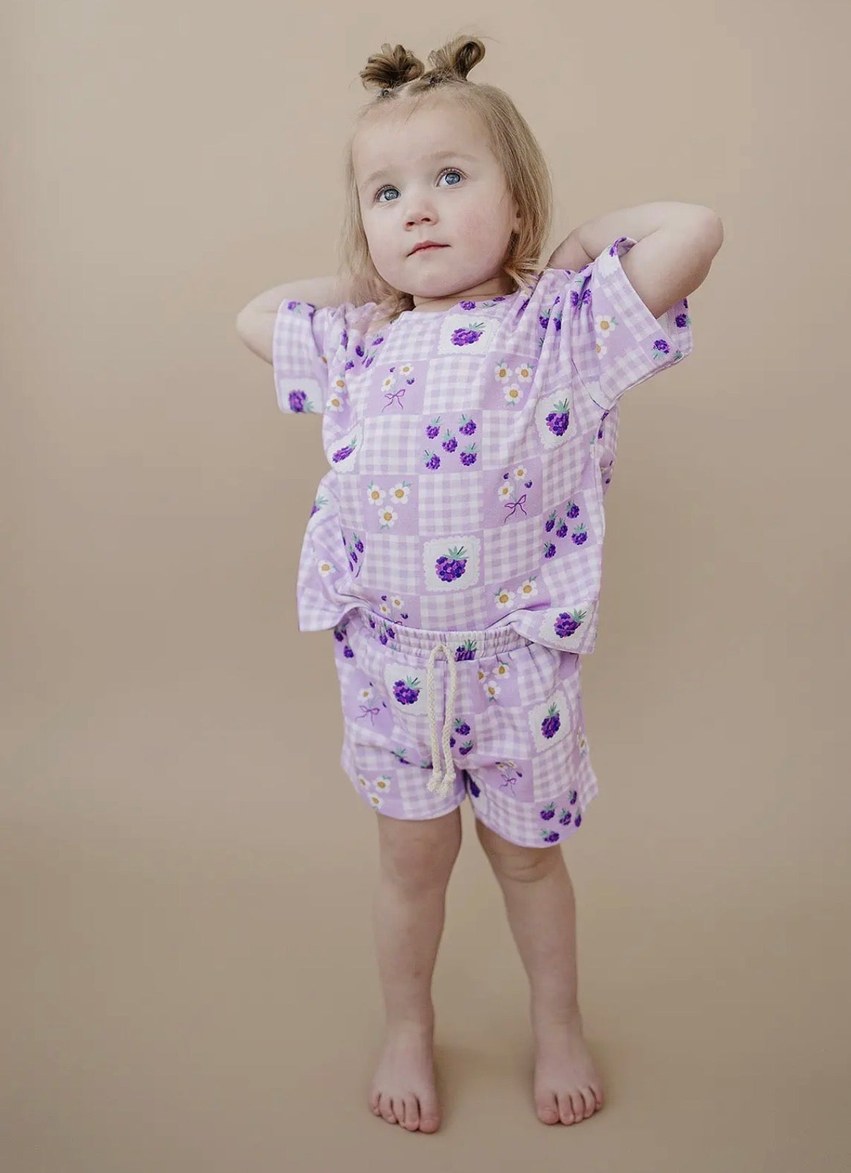 Raspberry Shorts Set