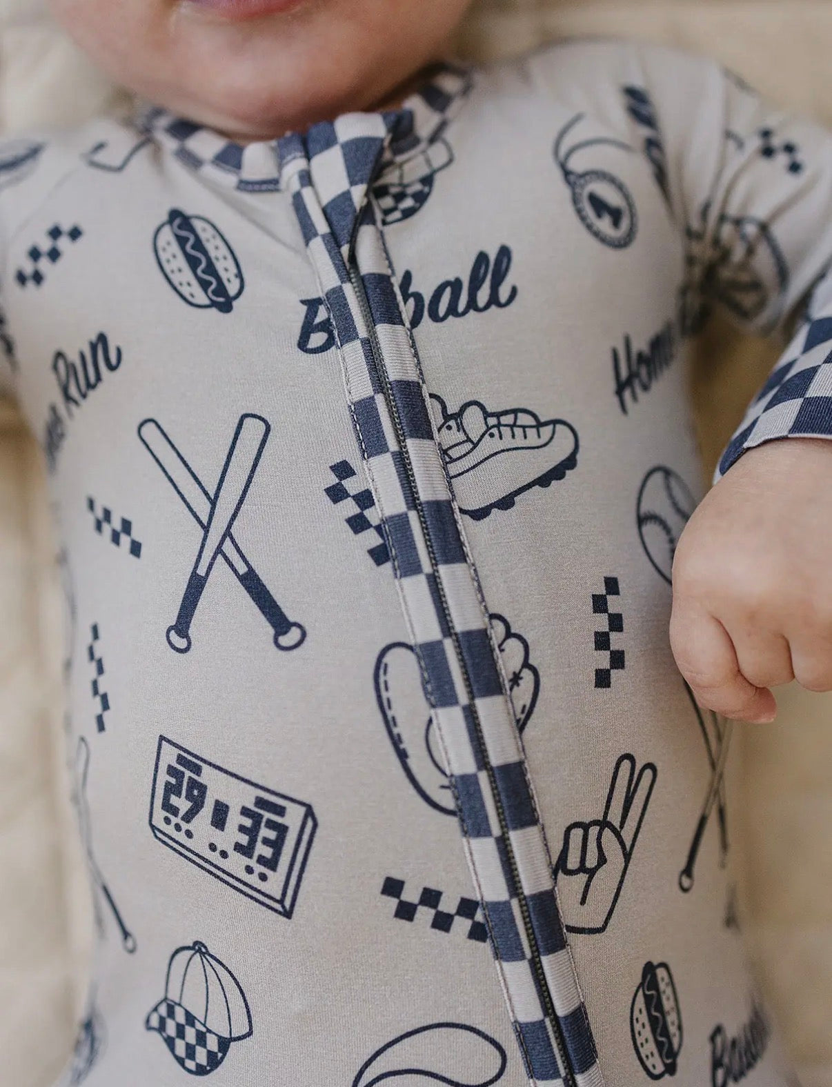 Baseball Bamboo Zippy