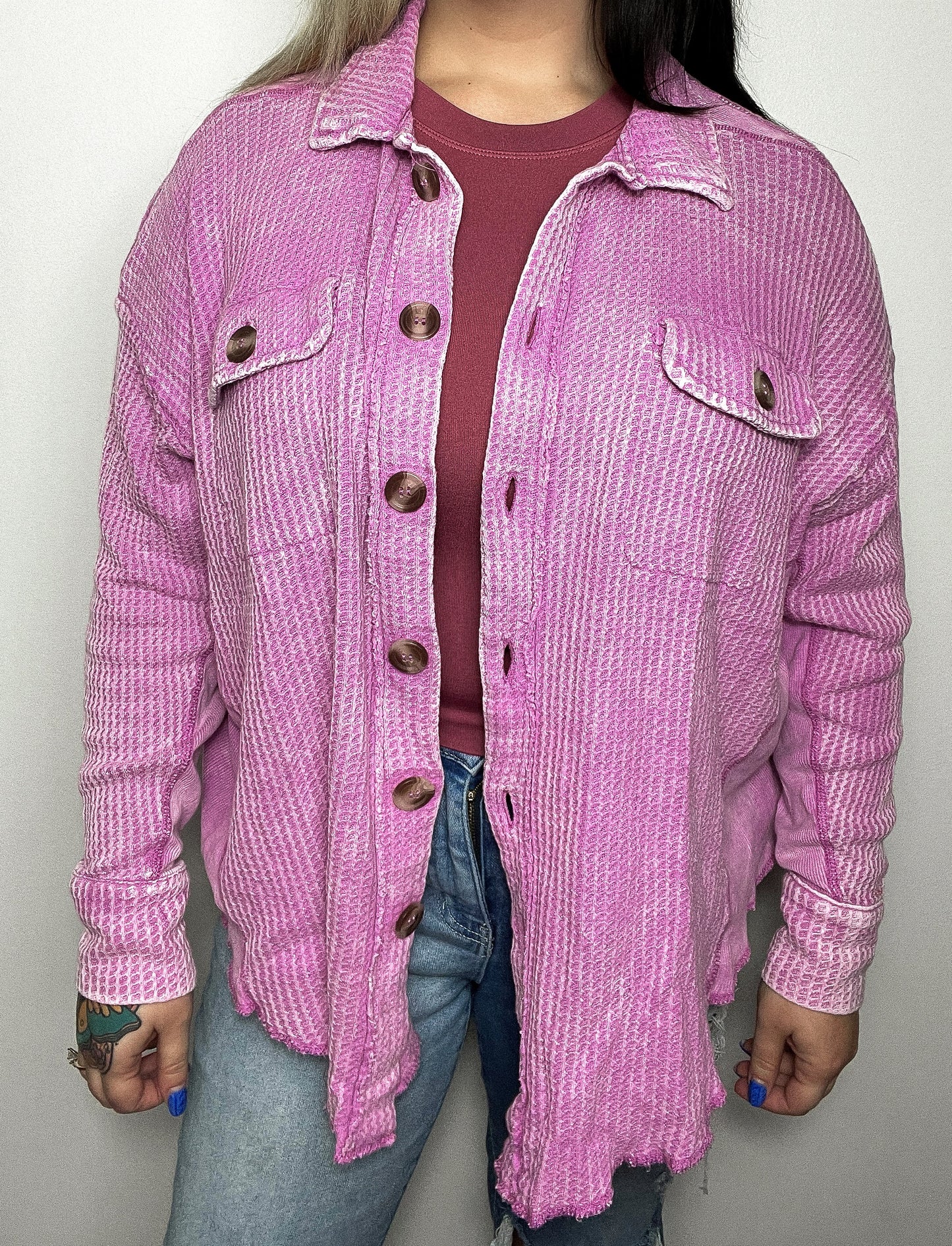 Must Have Shacket : Candy Mauve