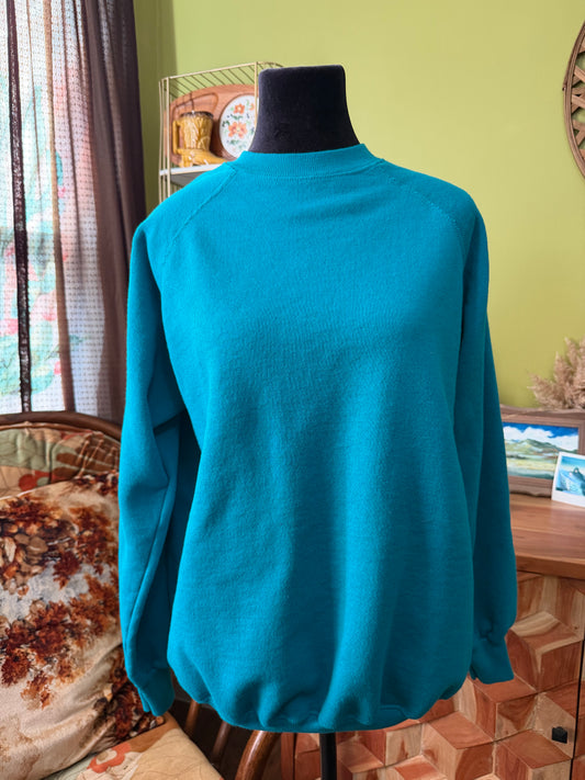 90s Teal Crew : XL