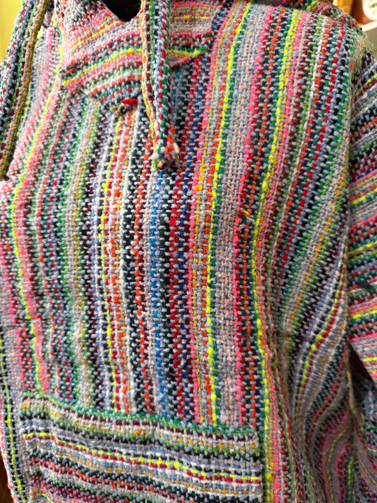 Rainbow Rug Hoodie : XL