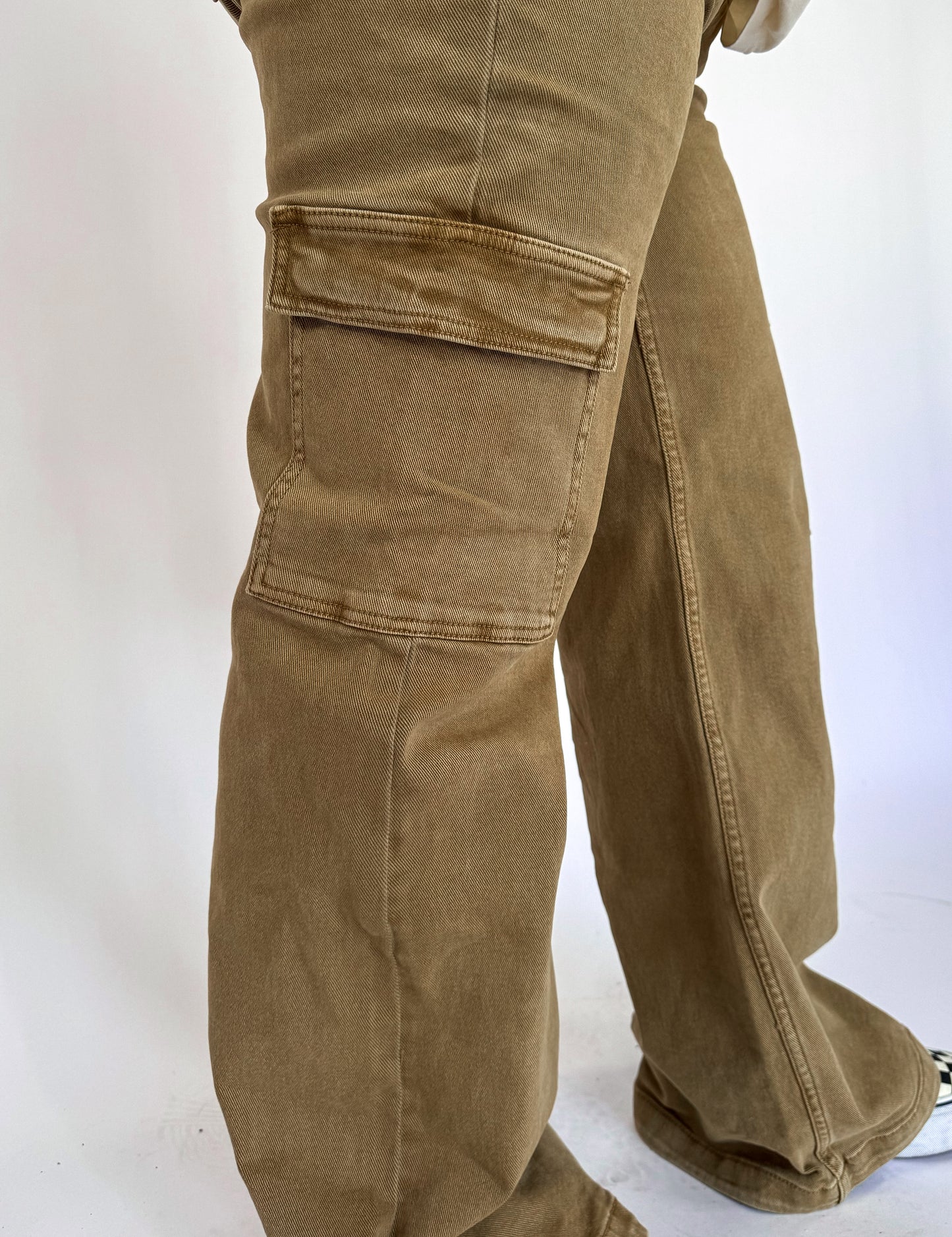 Latte Cargo Jeans