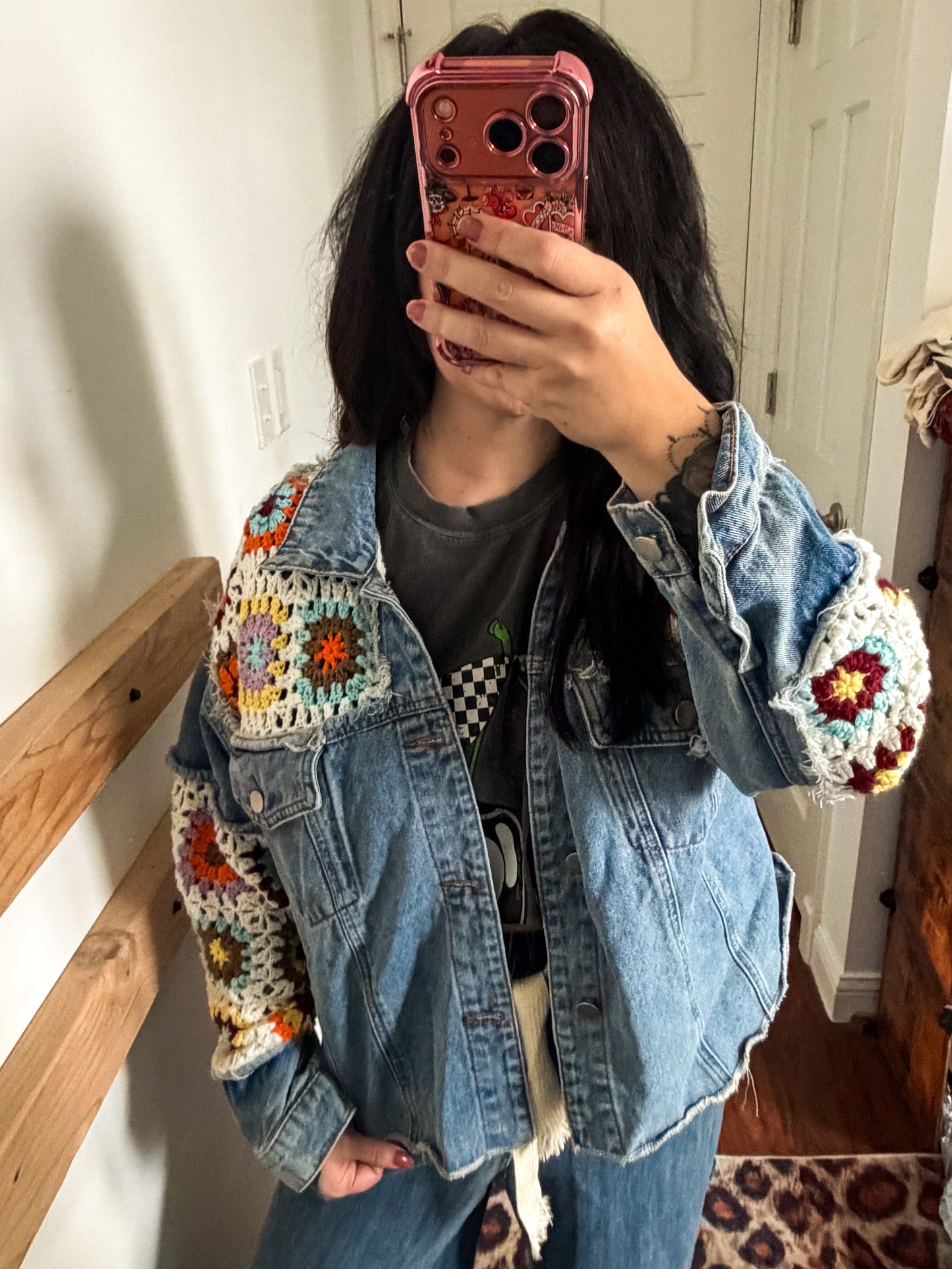 Crochet Jacket : M