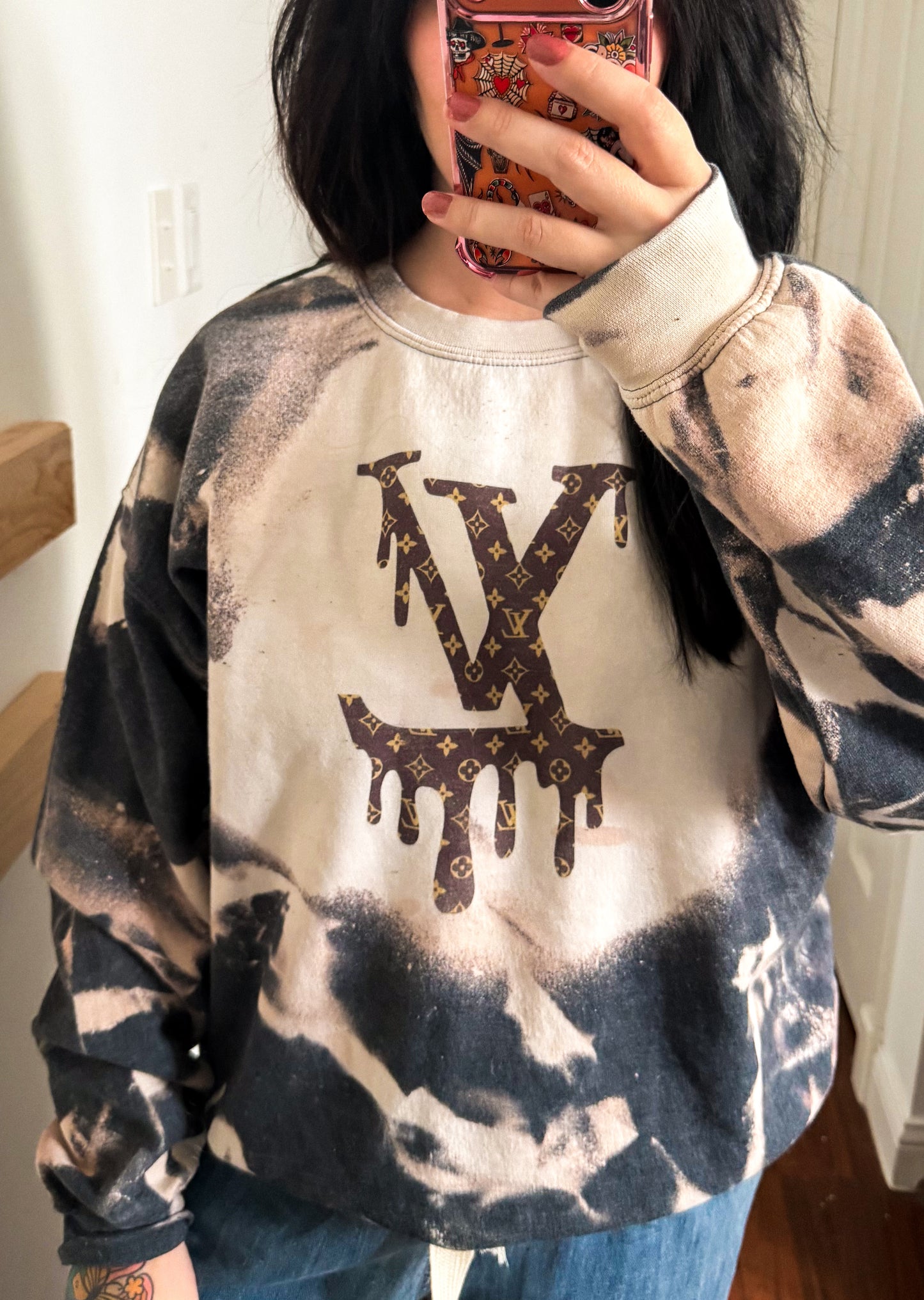 Boujee Bleached Crew : L