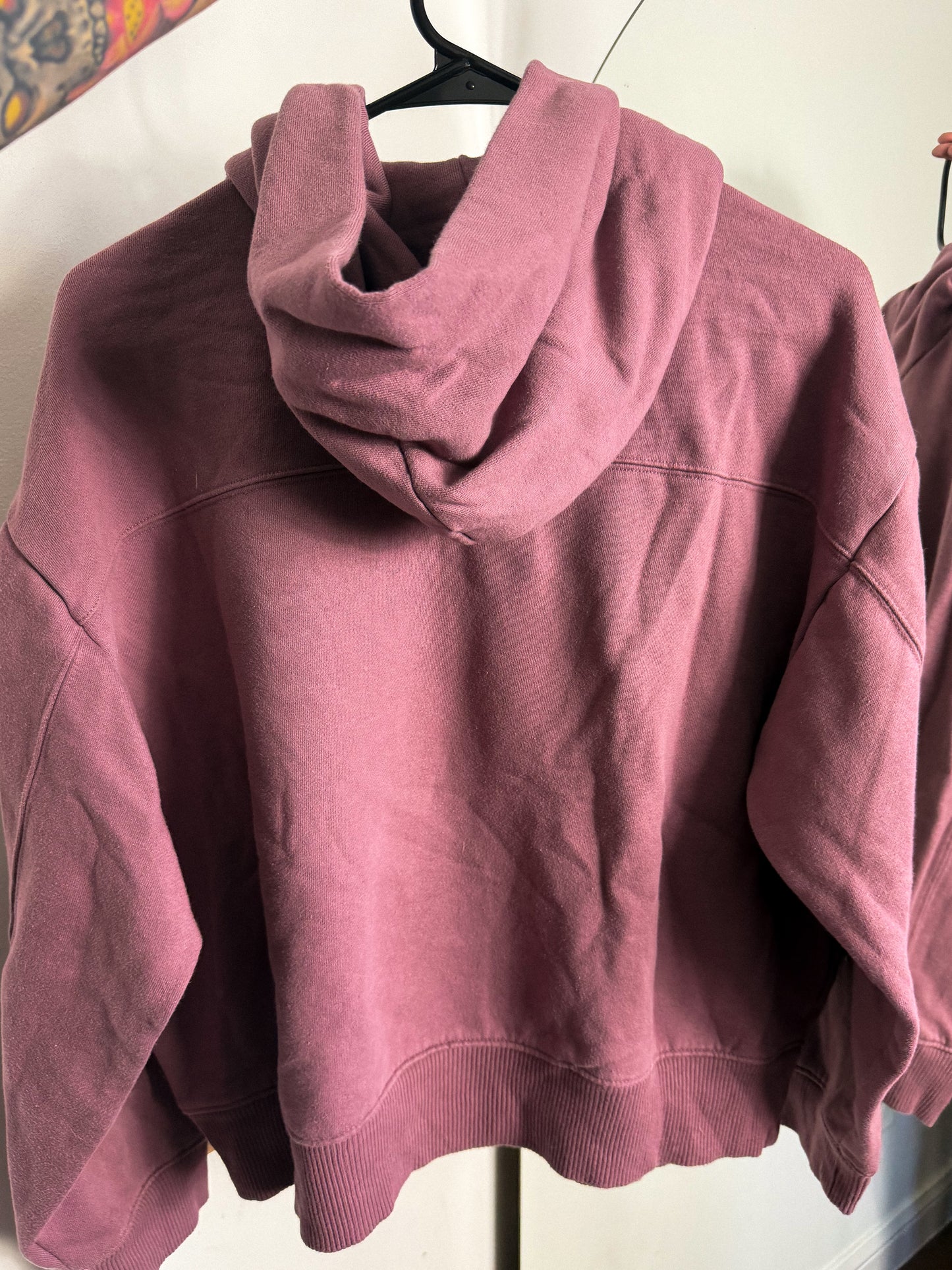 Cropped Mauve Crew : XL
