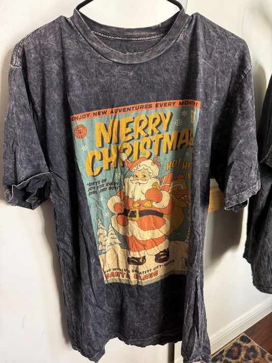Mineral Wash Christmas Tee : L