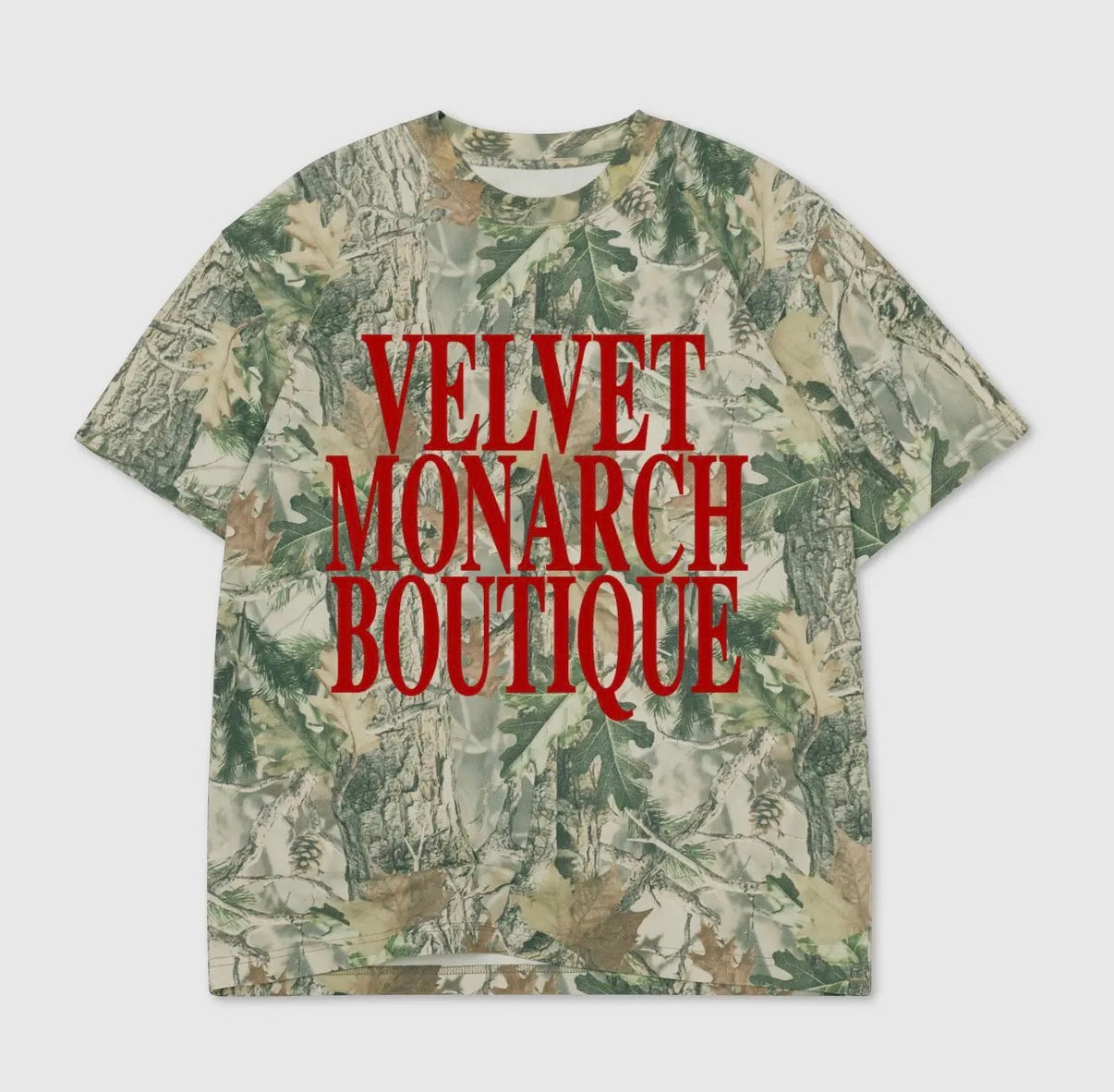 Velvet Monarch Camo Tee : Red | PREORDER