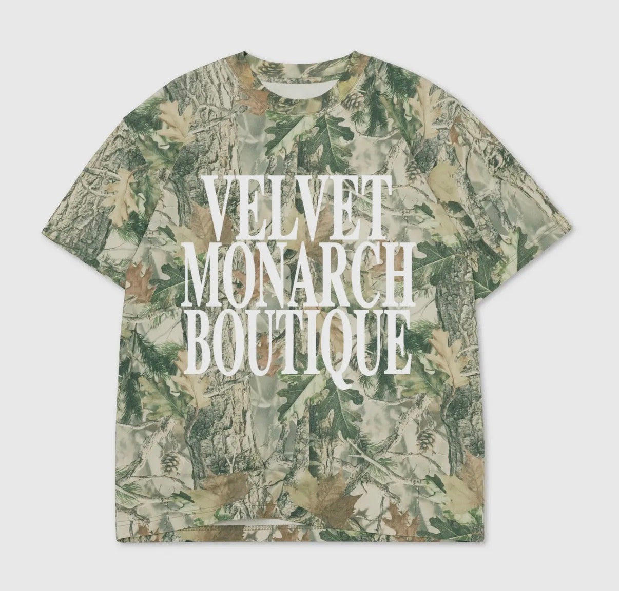 Velvet Monarch Camo Tee : White | PREORDER