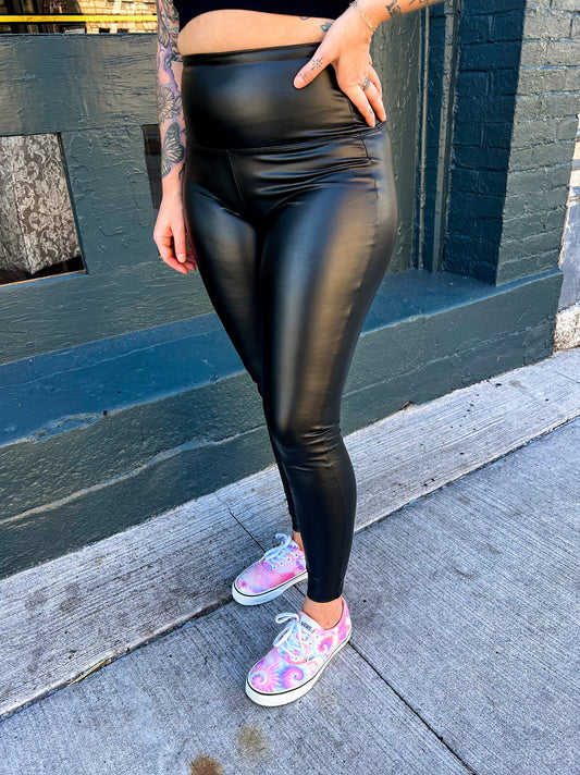 Faux Leather Leggings