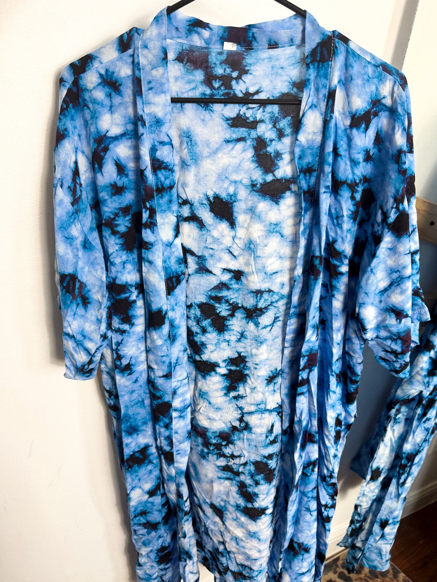 Blue Tie Dye Overpiece : OS (S-2X)