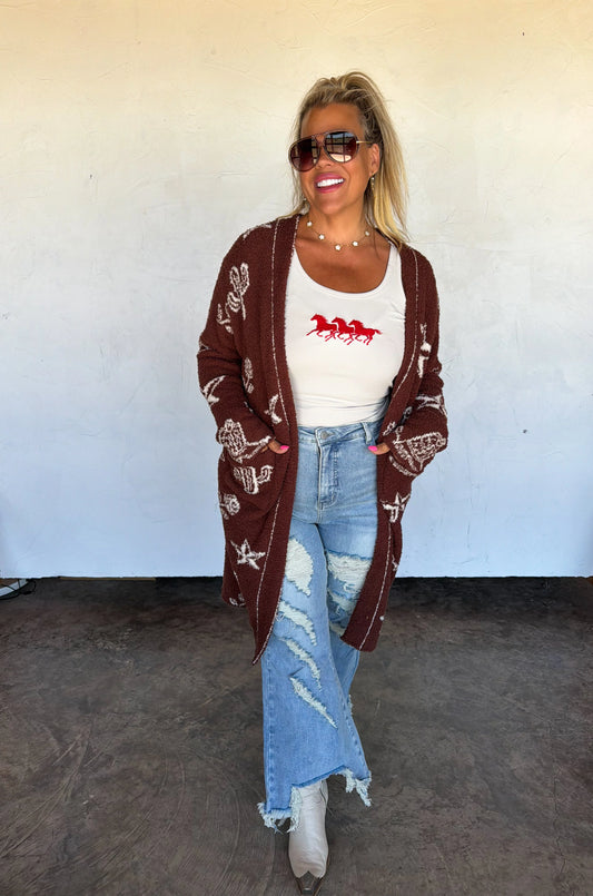 Western Cloud Cardigan : 2 Options : PREORDER