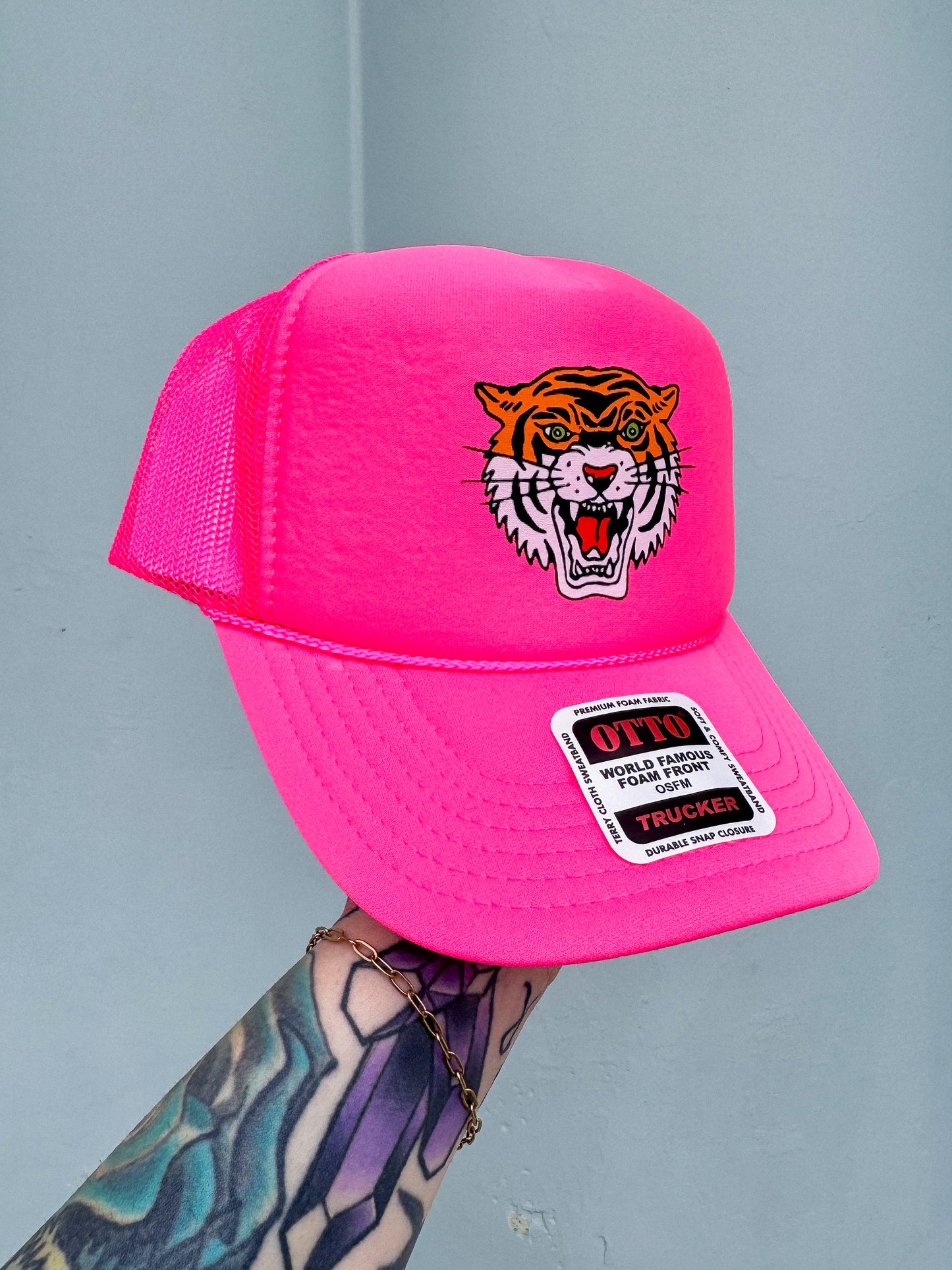 Pink Tiger Trucker Hat