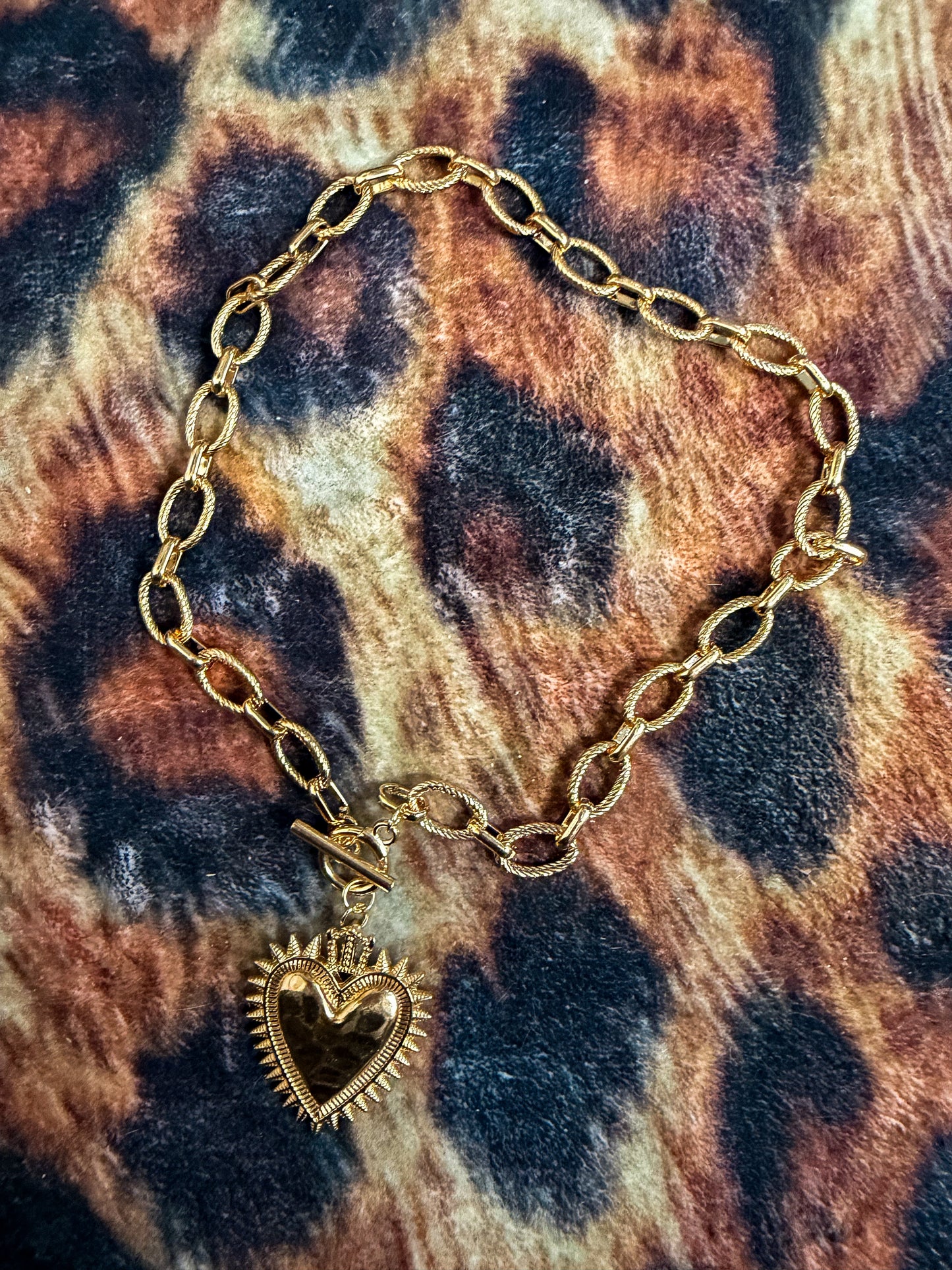 Star Crossed Heart Necklace