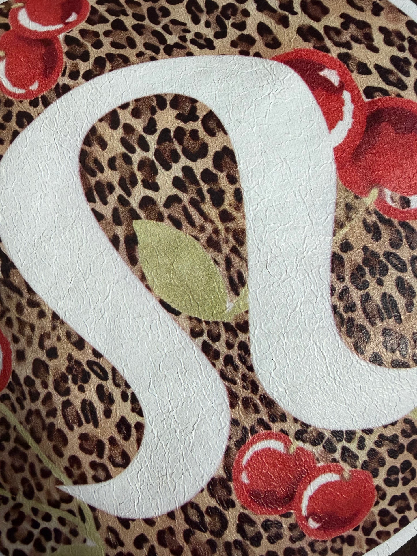 Cherry Leopard Crew : XL