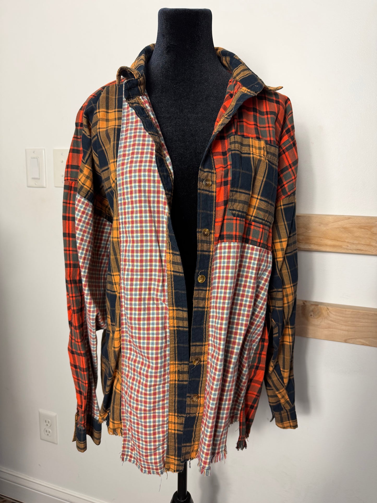 Multi Color Plaid : NEW : 1X