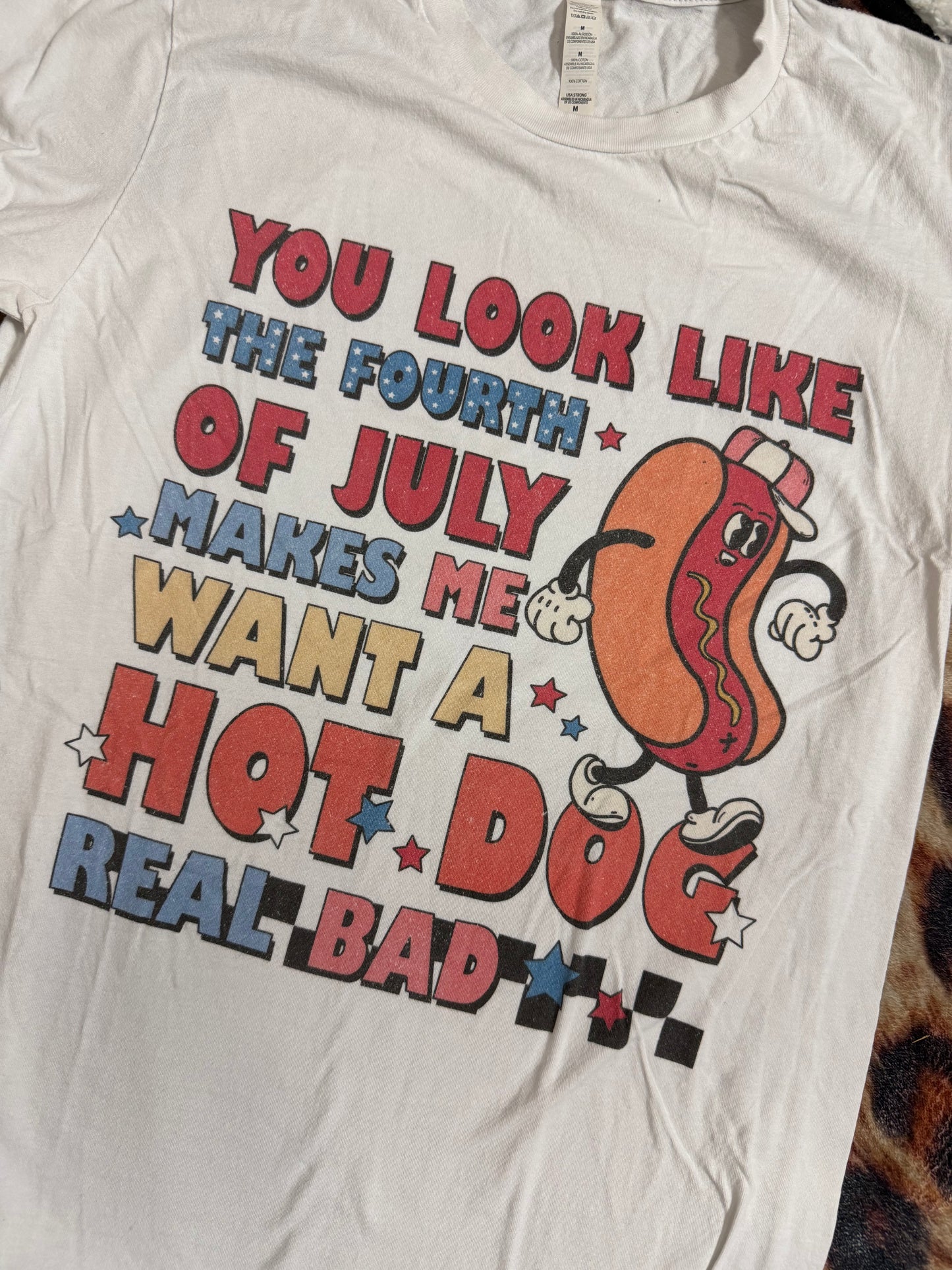 Hot Dog Tee : M