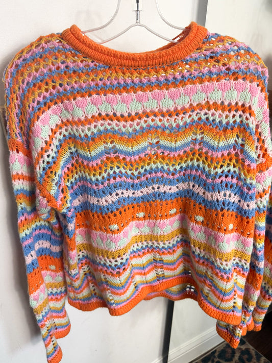 Retro Stripe Sweater : S : NEVER WORN BACKSTOCK