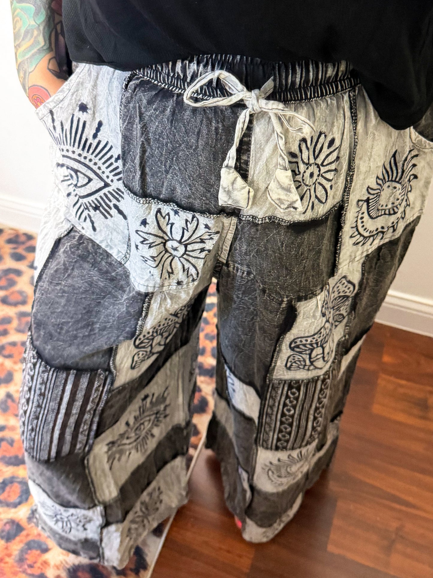 Moon Shine Patch Pants