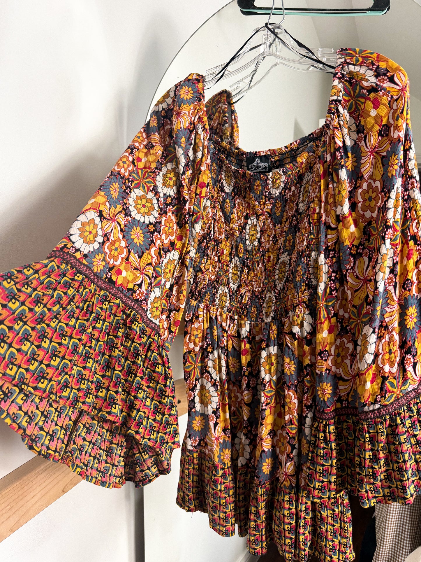 Bell Sleeve Angie Dress : NEW W TAG : S